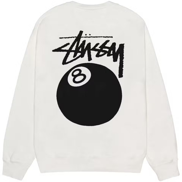 Stussy 8 Ball Pigment Dyed Crew